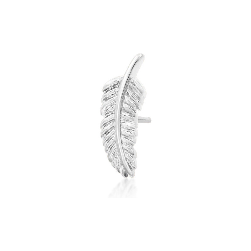 Junipurr jewelry Bezzávitová koncovka piercingu ze 14 kt bílého zlata 69563030