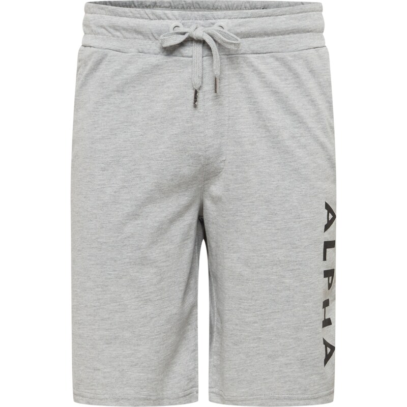 ALPHA INDUSTRIES Kalhoty šedá / černá 69583909