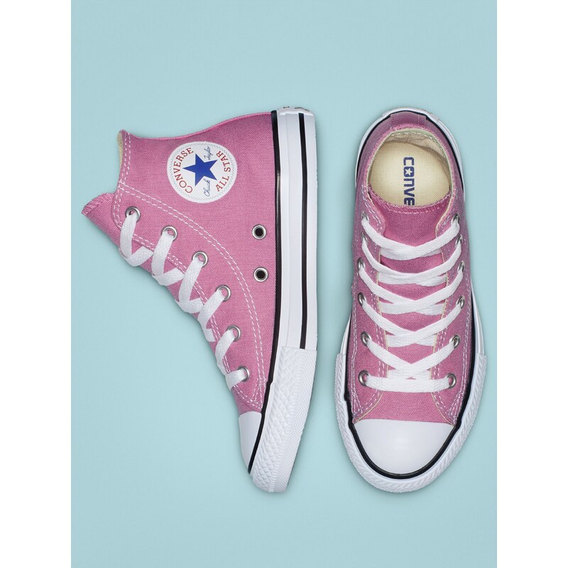 Růžové holčičí kotníkové tenisky Converse Chuck Taylor All Star - Holky