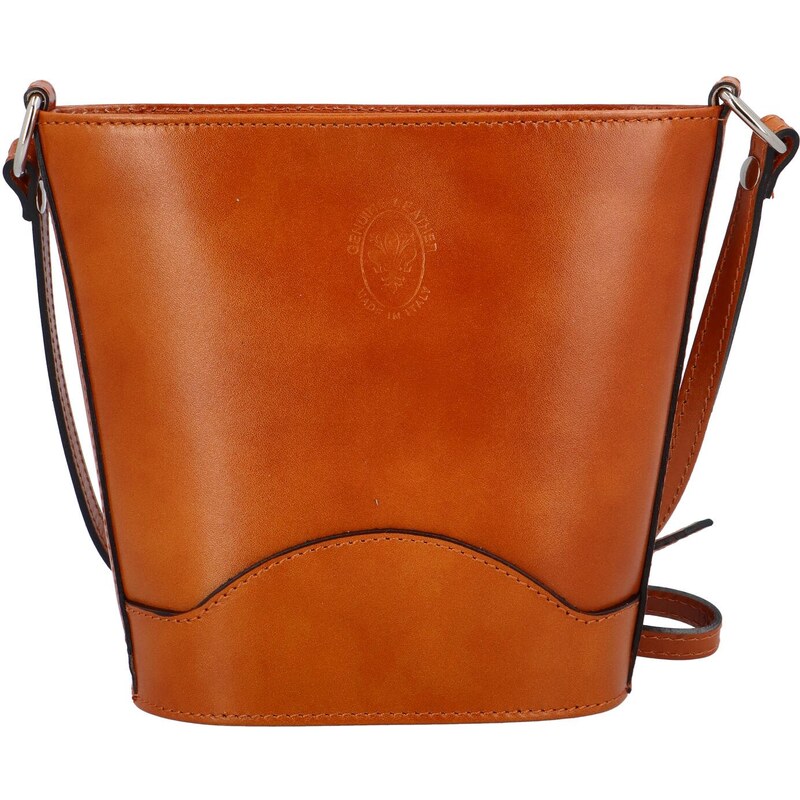 Delami Vera Pelle Dámská kožená crossbody Tereza, koňaková NEW 69612253