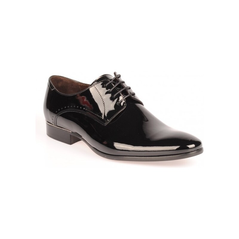 CONHPOL Pánská černá společenská obuv WW3539 EUR 43