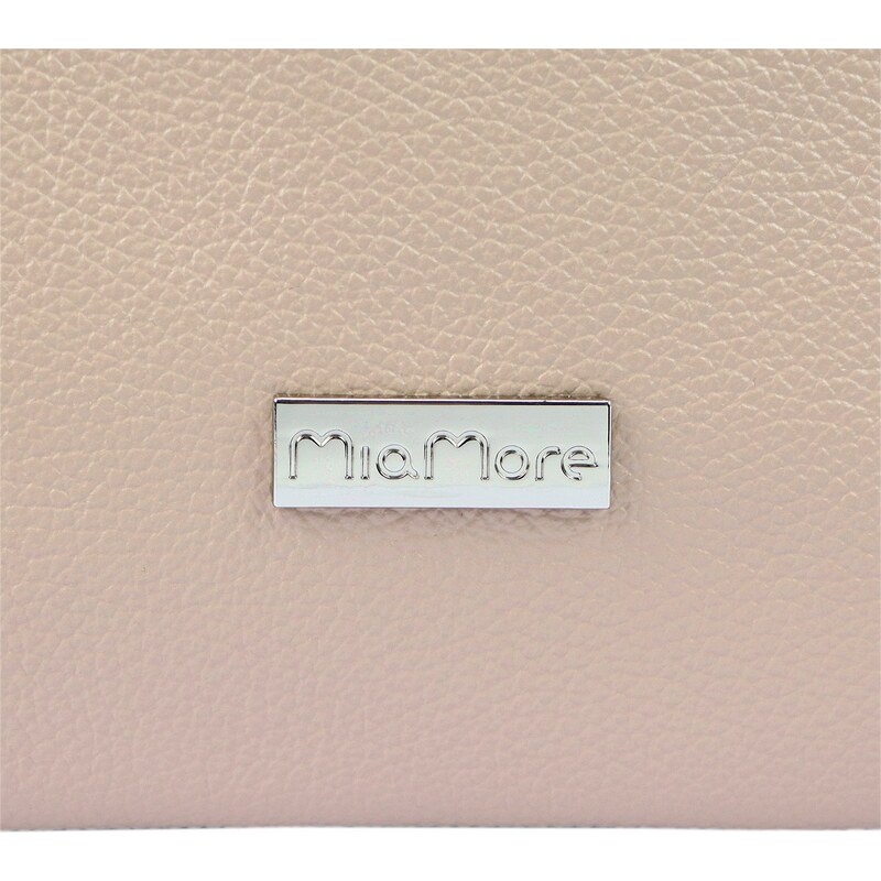 Kožená crossbody kabelka MiaMore 01-002 růžová