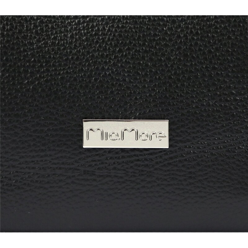 Kožená crossbody kabelka MiaMore 01-002 černá