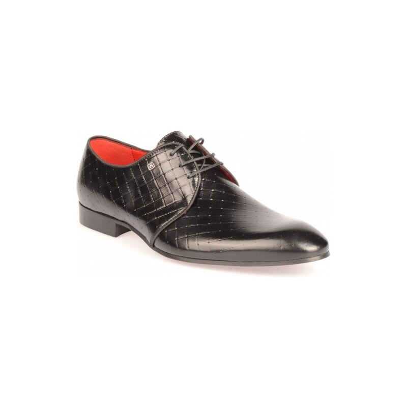 CONHPOL Pánská černá společenská obuv WW4609 EUR 41
