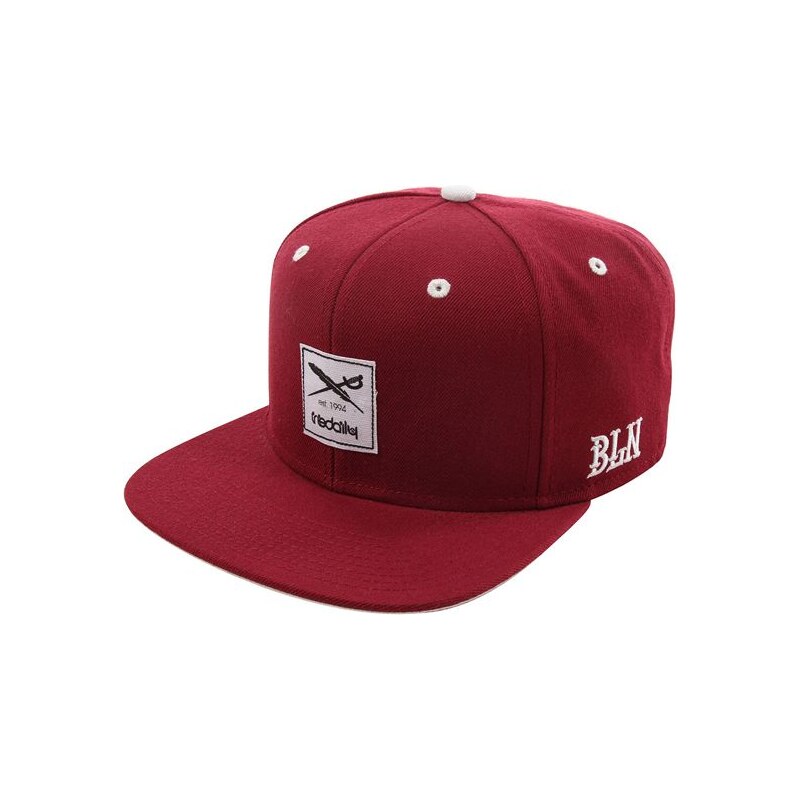 KŠILTOVKA IRIEDAILY Daily Flag Snapback - karmínová