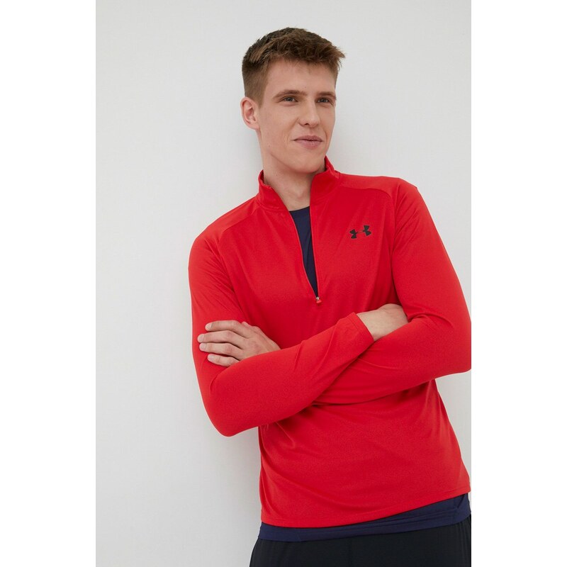 Tričko s dlouhým rukávem Under Armour 1328495.602 červená barva