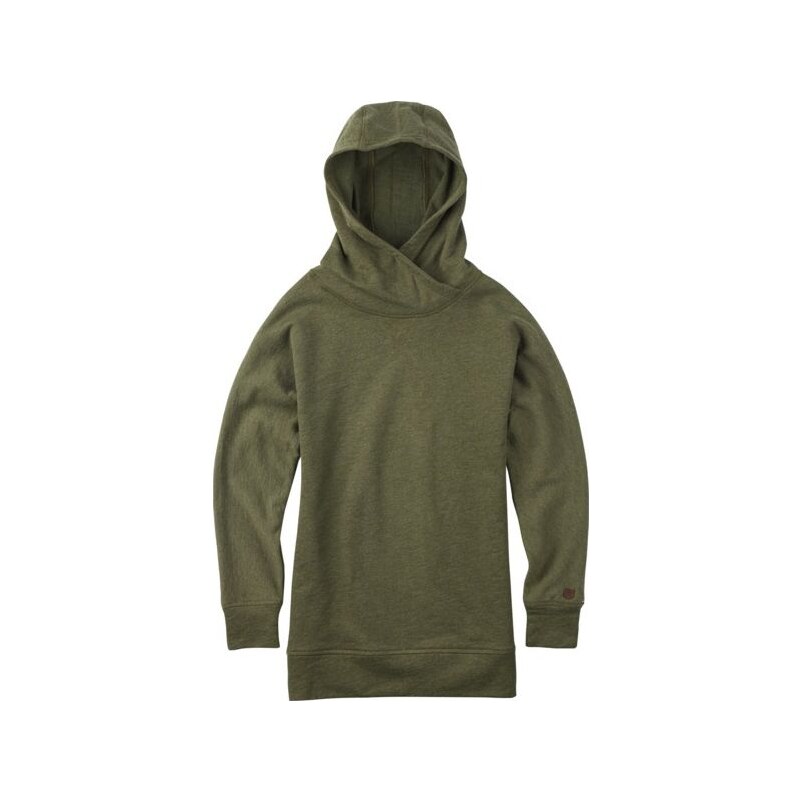 Burton hixon hoodie - olivově zelená -