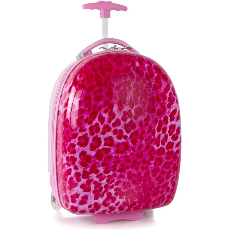 Dětský kufr HEYS pink leopard