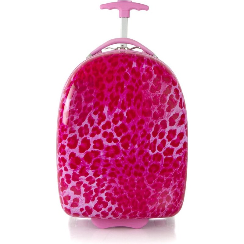 Dětský kufr HEYS pink leopard