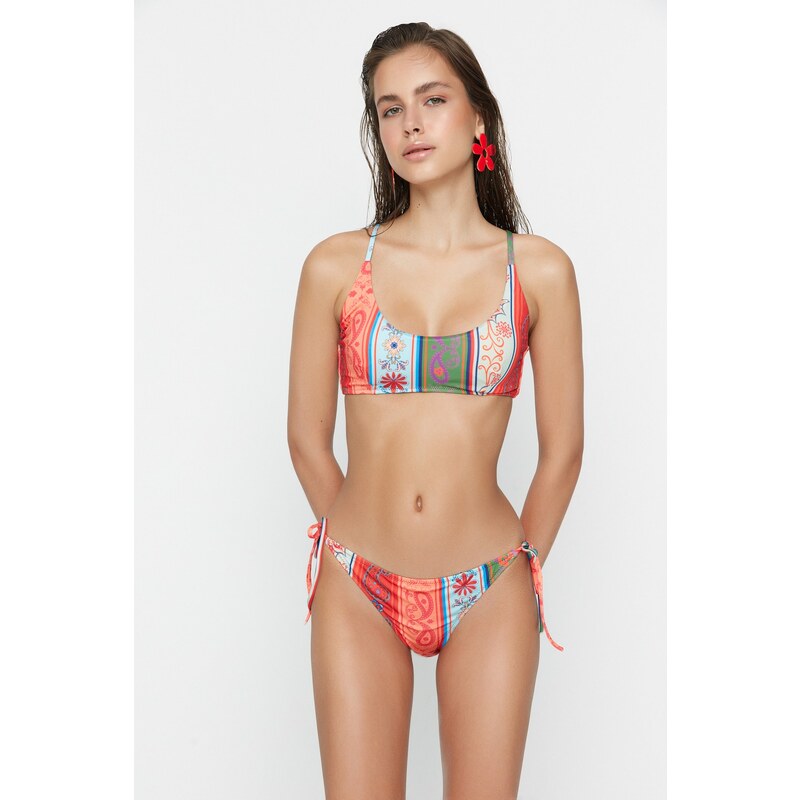 Dámské bikinové kahotky Trendyol Ethnic Patterned 107050550
