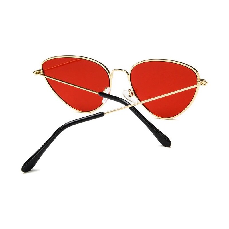 Flamenco Mystique Sluneční brýle OVL s kočičíma očima, UV400 filtr, celková šířka 143 mm, délka zausznika 138 mm