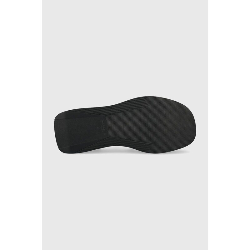 Kožené sandály Vagabond Shoemakers Courtney dámské, černá barva, na platformě, 5334-701-92