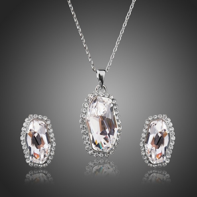 Francesca Petrucci Souprava náhrdelníku a náušnic Swarovski
