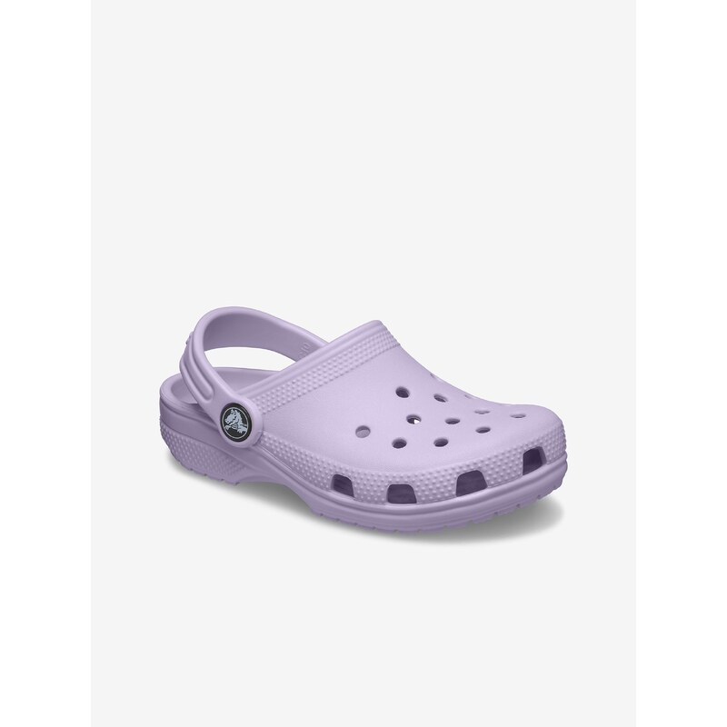 Světle fialové holčičí pantofle Crocs - Holky