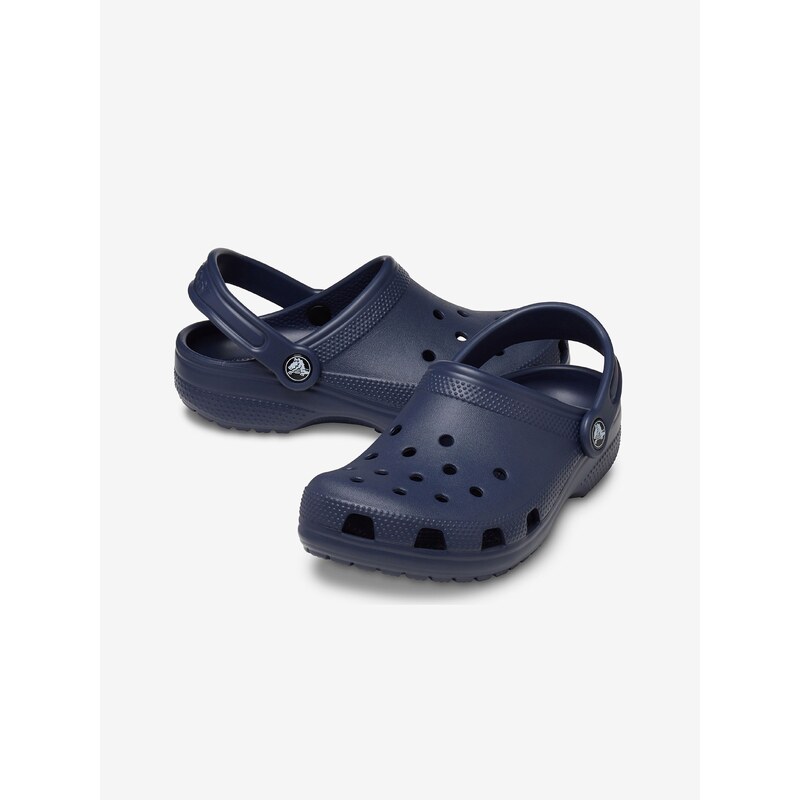 Tmavě modré dětské pantofle Crocs - Kluci