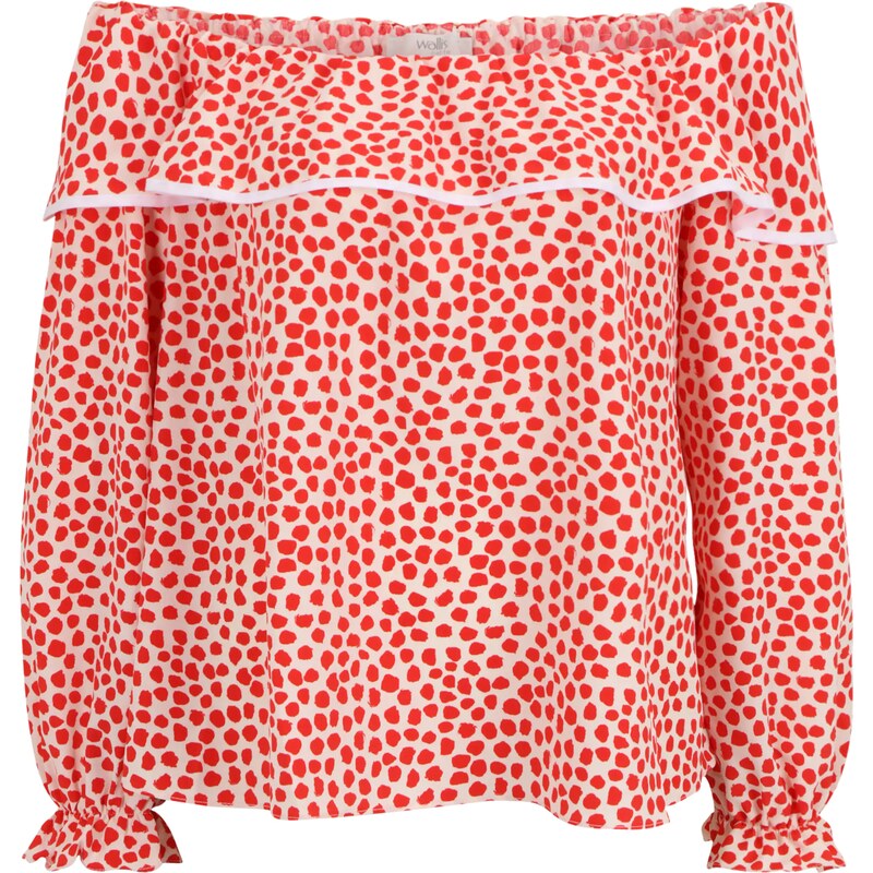 Wallis Petite Halenka pastelově růžová / červená