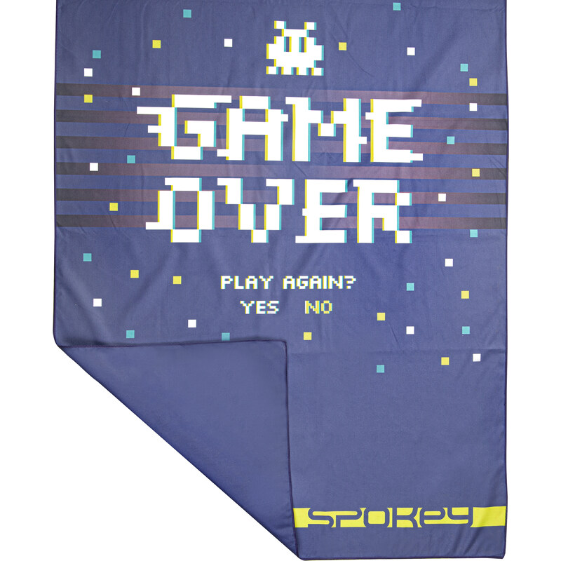 Spokey GAME OVER Rychleschnoucí sportovní ručník 80x160cm