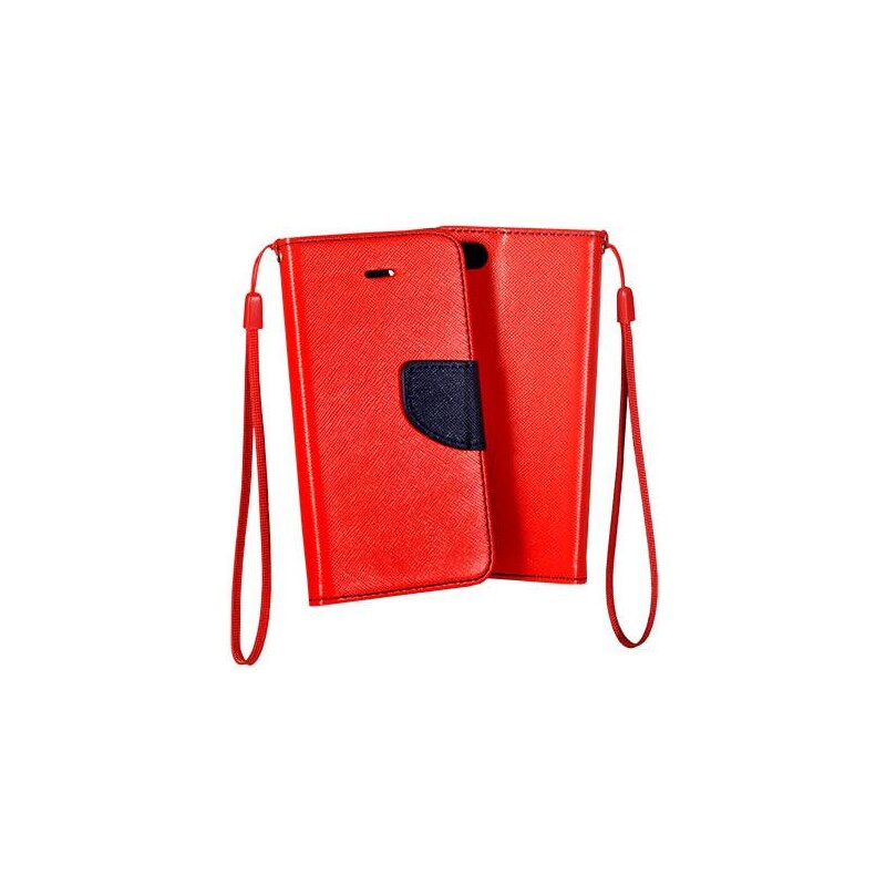 Telone Magnetické pouzdro Fancy pro Samsung Galaxy S22 Ultra červená