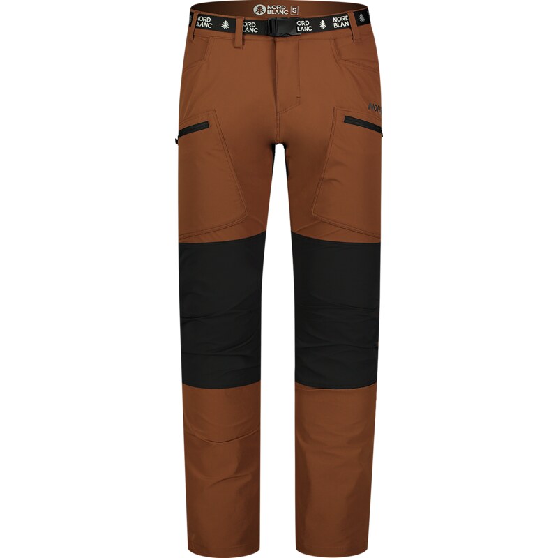 Nordblanc Hnědé pánské outdoorové kalhoty POSITIVITY