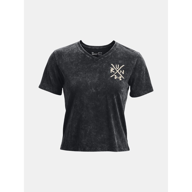 Černé dámské tričko Under Armour UA Destroy All Miles Tee II