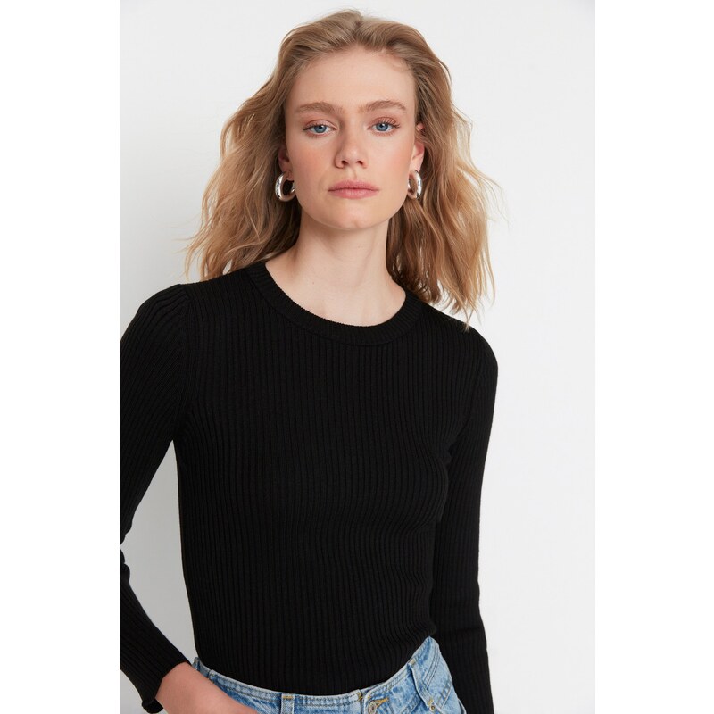 Trendyol Black and White 2-Piece Knitwear Sweater