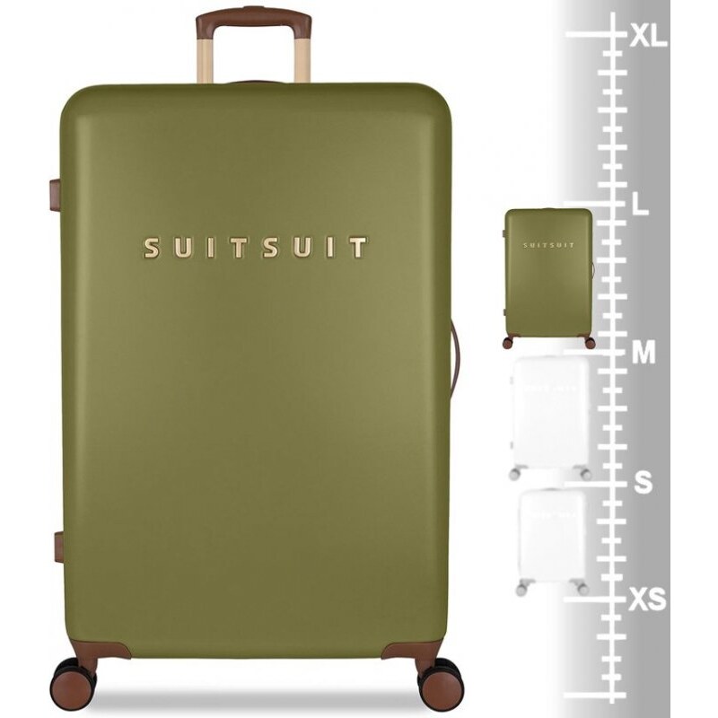 SUITSUIT Fab Seventies cestovní kufr TSA 77 cm Martini Olive