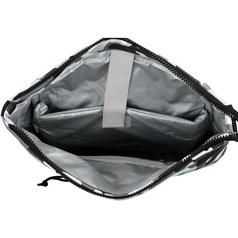 Kombinovaný cestovní batoh černo bílý - New Rebels Maskach černo/bílá