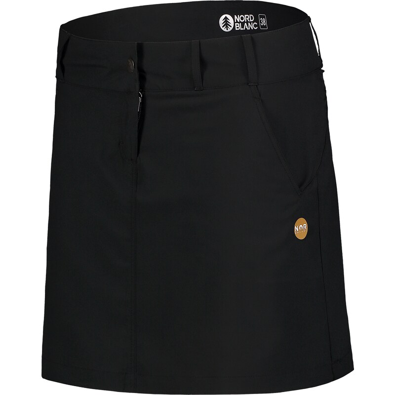 Nordblanc Černá dámská outdoorová šortko-sukně HAZY