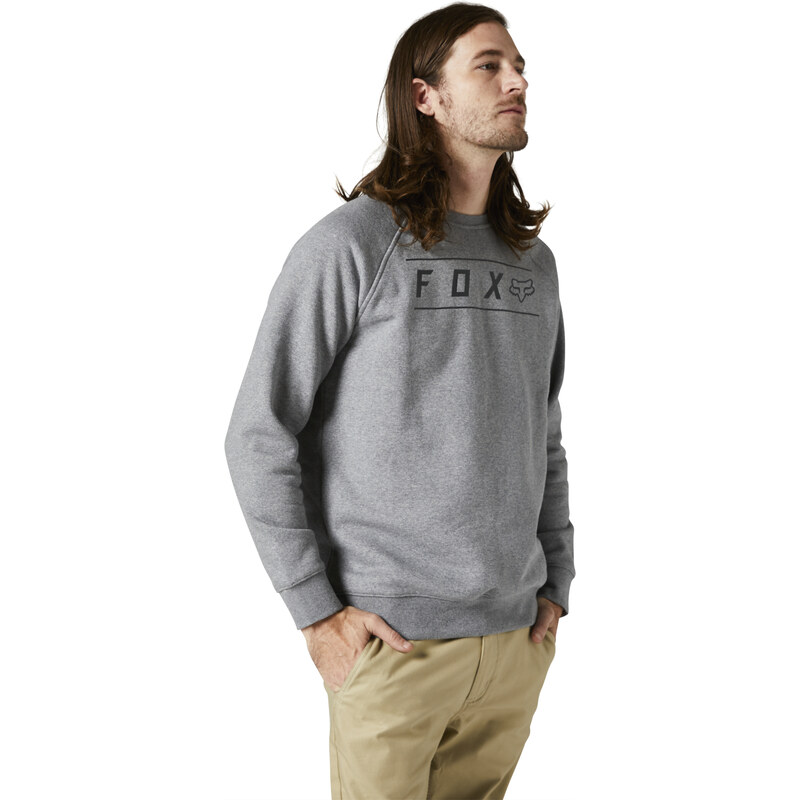 Pánská mikina Fox Pinnacle Crew Fleece - M Heather Graphite