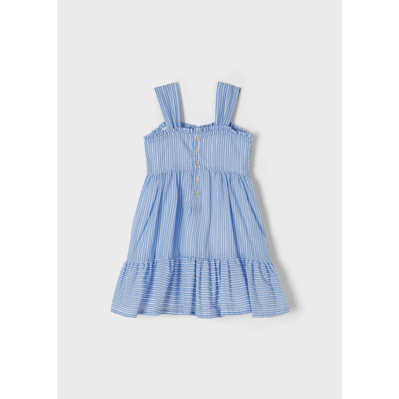 Mayoral Striped dress with bow girl, Capri