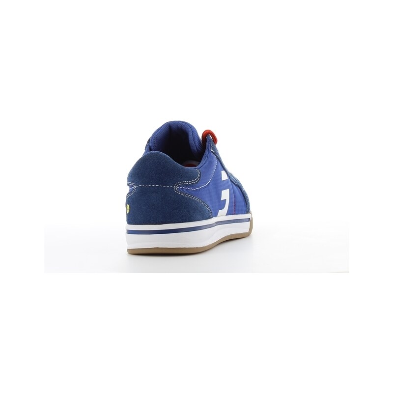 SAFETY JOGGER kožené pracovní sneakers S030 S1P modrá s ocelovou špičkou