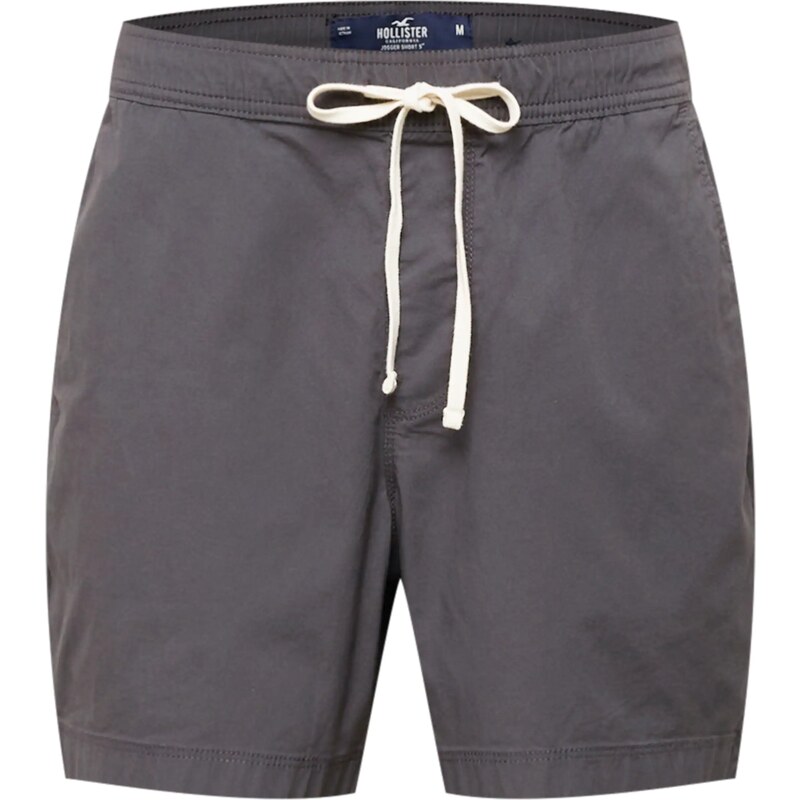 HOLLISTER Kalhoty tmavě šedá
