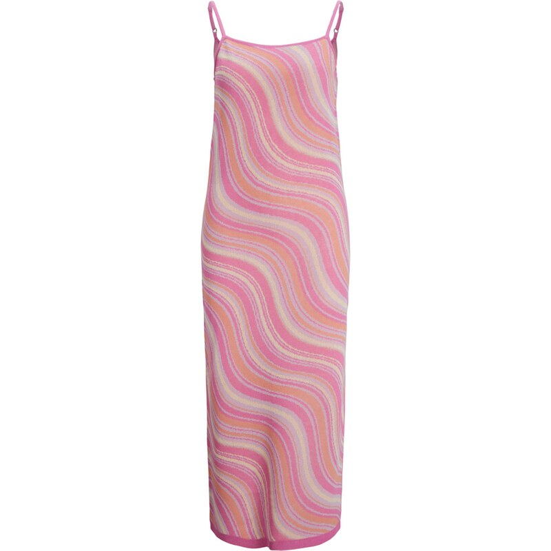 JJXX Úpletové šaty Melisa nažloutlá / oranžová / pink / růžová
