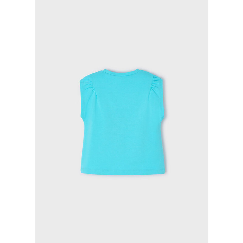 Mayoral ECOFRIENDS sleeveless T-shirt girl, Turquoise