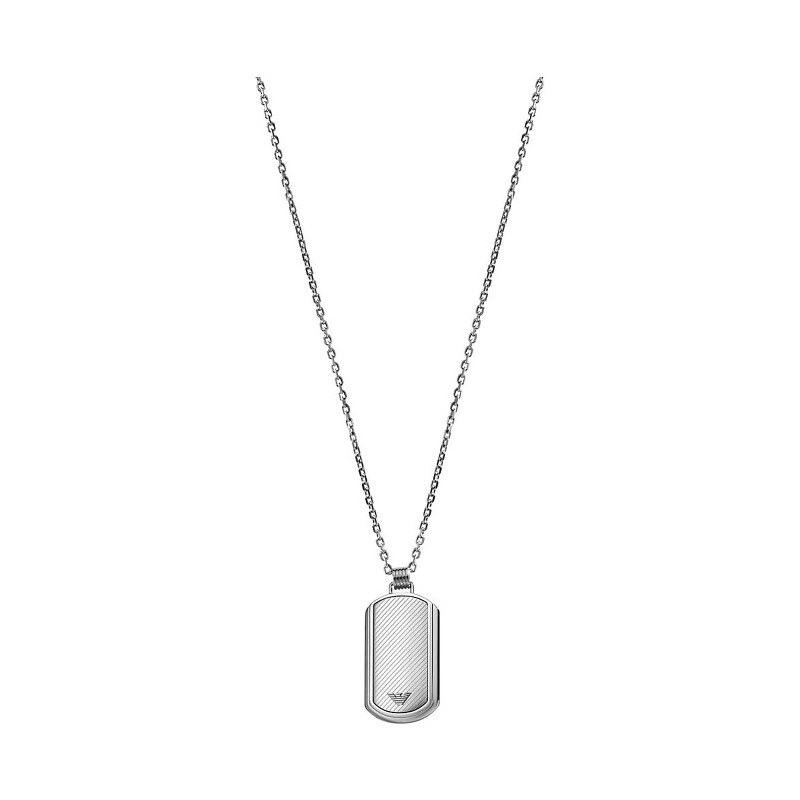 Emporio Armani Ocelový náhrdelník pro muže EGS1750040