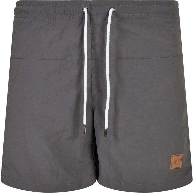 Urban Classics Plavecké šortky tmavě šedá