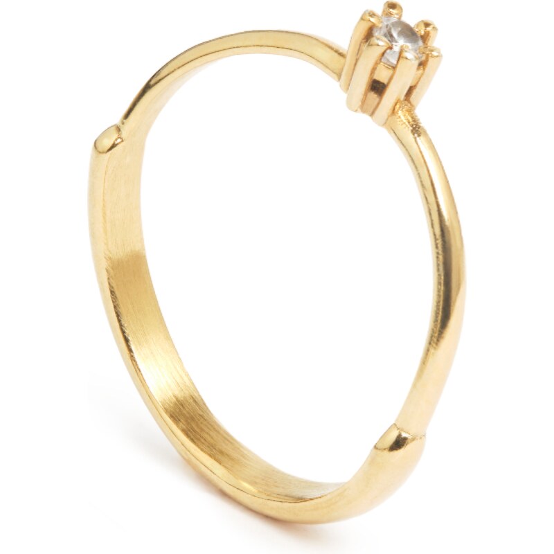 Vika Mayzel Zlatý zásnubní prsten Lasse od Viky Mayzel