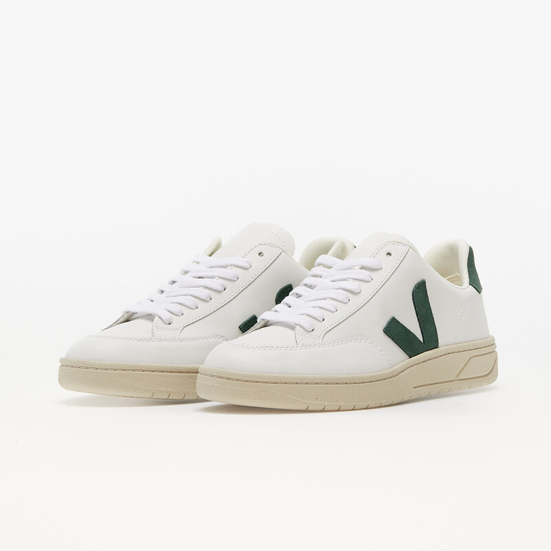 Pánské nízké tenisky Veja V-12 Leather Extra White/Cyprus