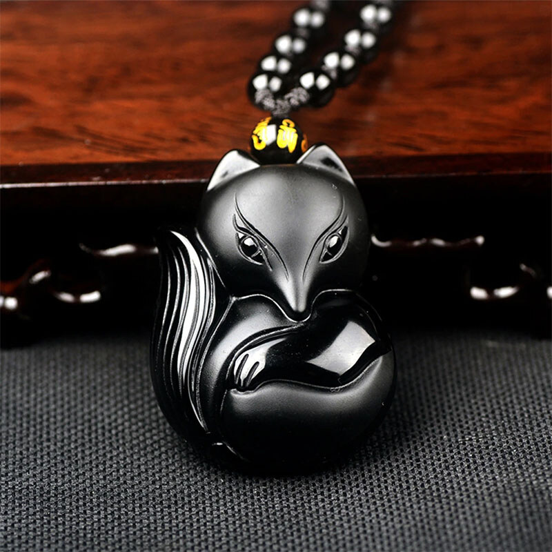 BudNej Amulet BYSTROST a TVOŘIVOST z obsidiánu MN6007 69747802