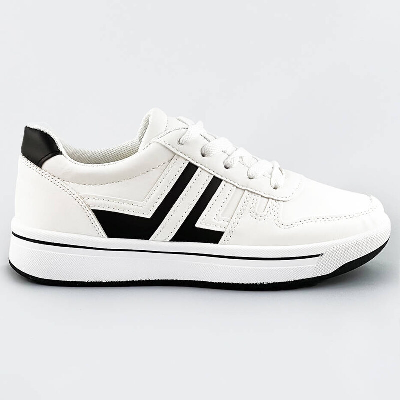 Mix Feel Bílo-černé dámské sportovní boty (AD-587)