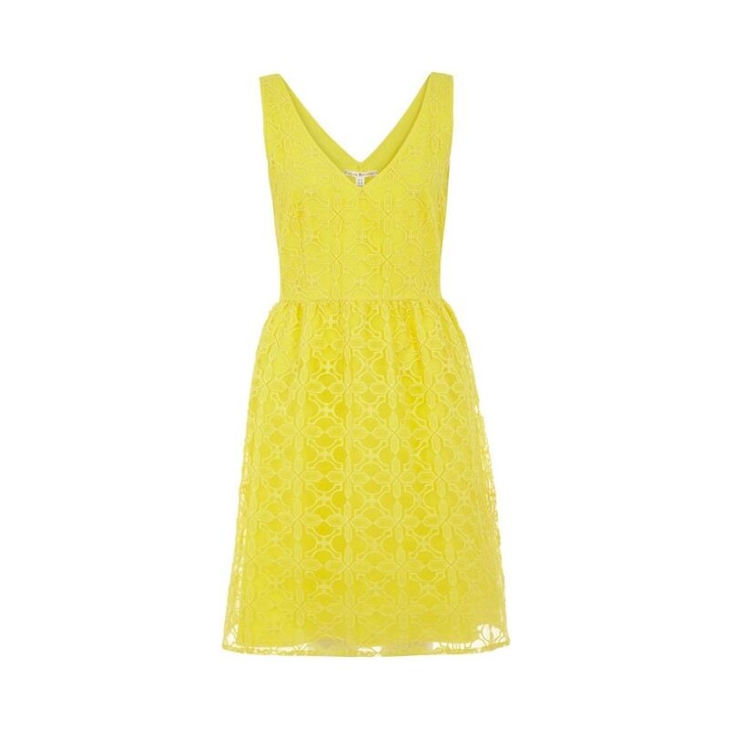 LONDON TIMES Žluté šaty Geo