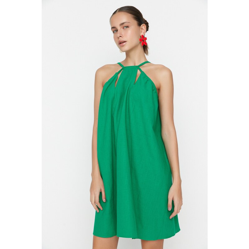 Trendyol Green Halterneck Dress