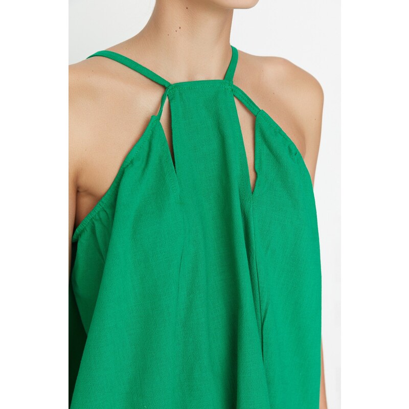 Trendyol Green Halterneck Dress