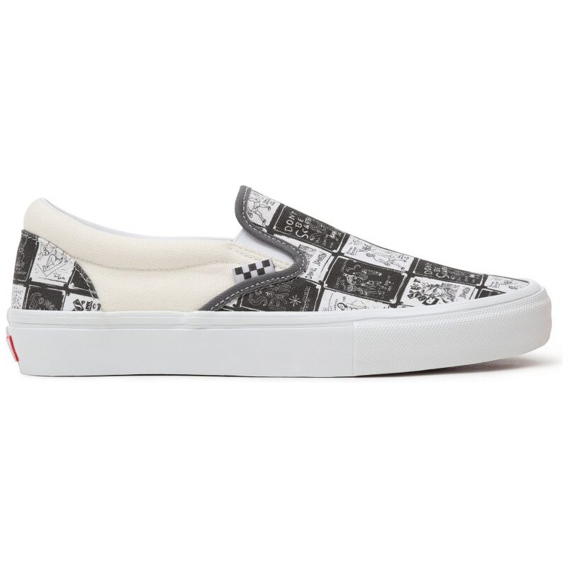 BOTY VANS Skate Slip-On (DANIEL JOHNSTON - šedá -