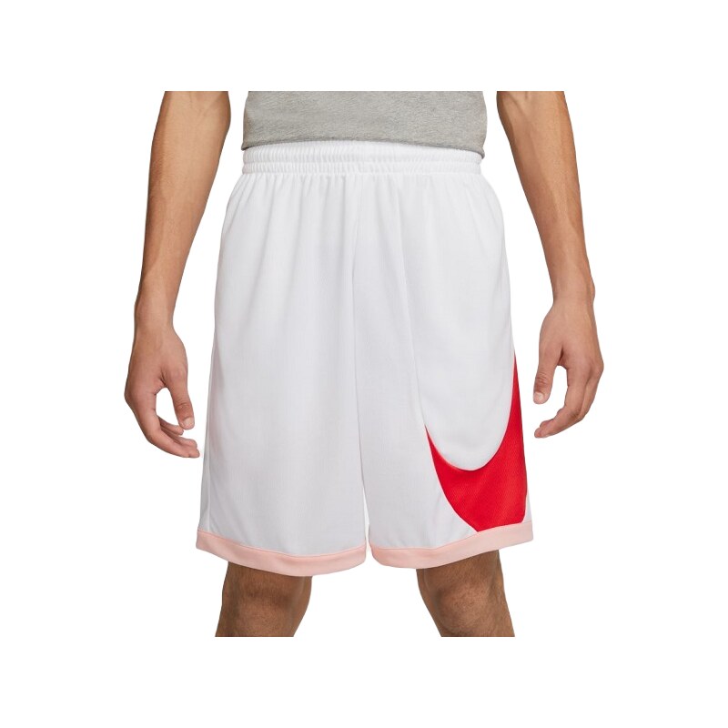 Nike Logo Dri-Fit Shorts / Bílá, Červená / S