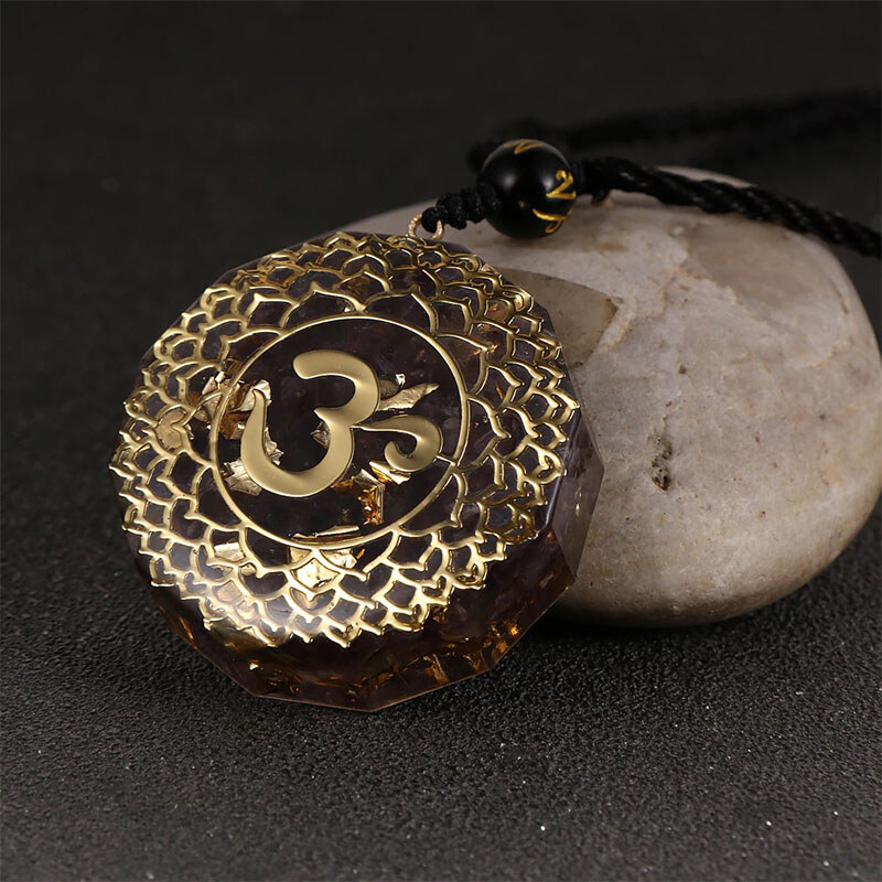 BudNej Amulet VNITŘNÍ KLID a INSPIRACE z ametystu MN6028