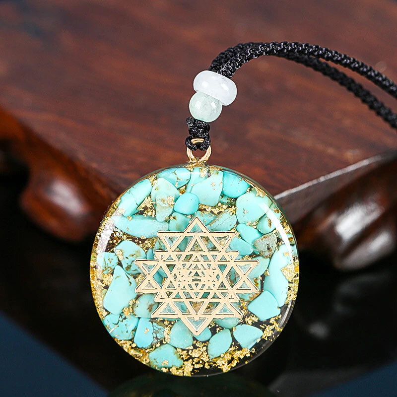 BudNej Amulet VYTRVALOST a SEBEPOZNÁNÍ z tyrkysu MN6019 69776427