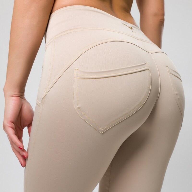 Legíny Push up Beige pants Yastraby