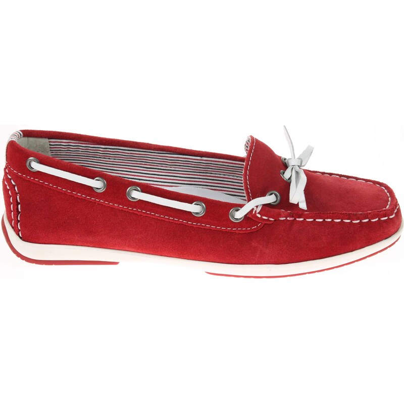 Caprice red suede / white 9/9-24651/20 218 red suede/wht