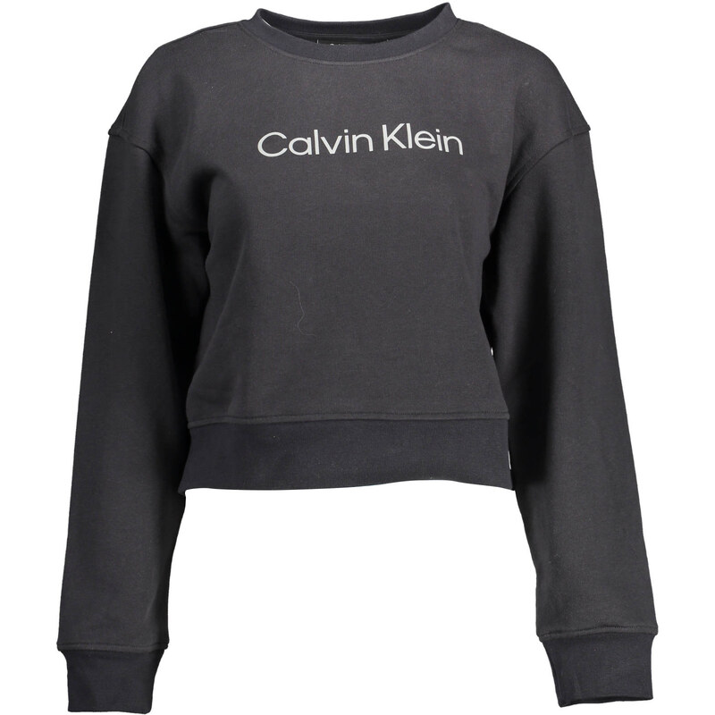 Černá mMikina Calvin Klein bez zipu